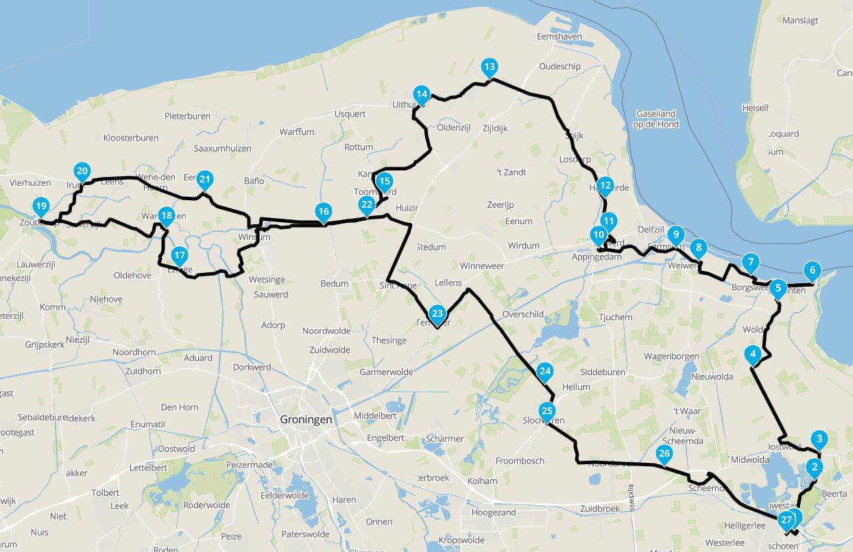 Augmented-Groningen-route